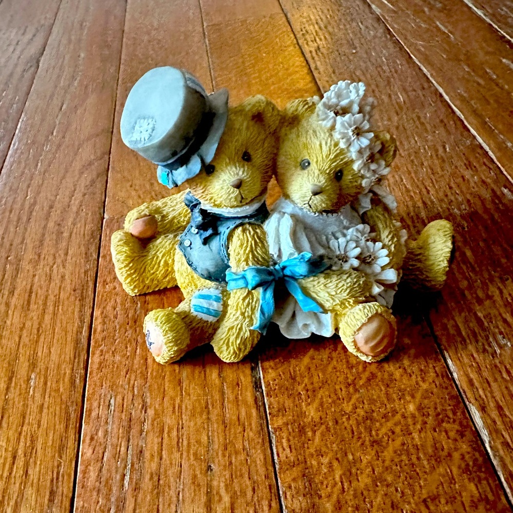Cherished Teddies Figurine Robbie and Rachael “Love Bears All Things”